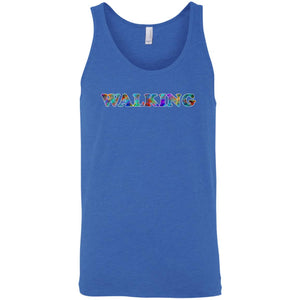 Walking Sleeveless Unisex Tee